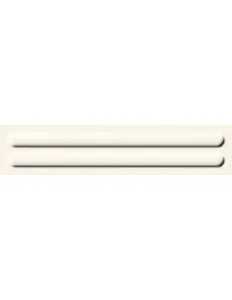 Monpelli White D (6,5×29,8) Reljefinė struktūra, Blizgi „cegelė"