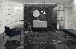 Nero Marquina Pastatoma Kriauklė